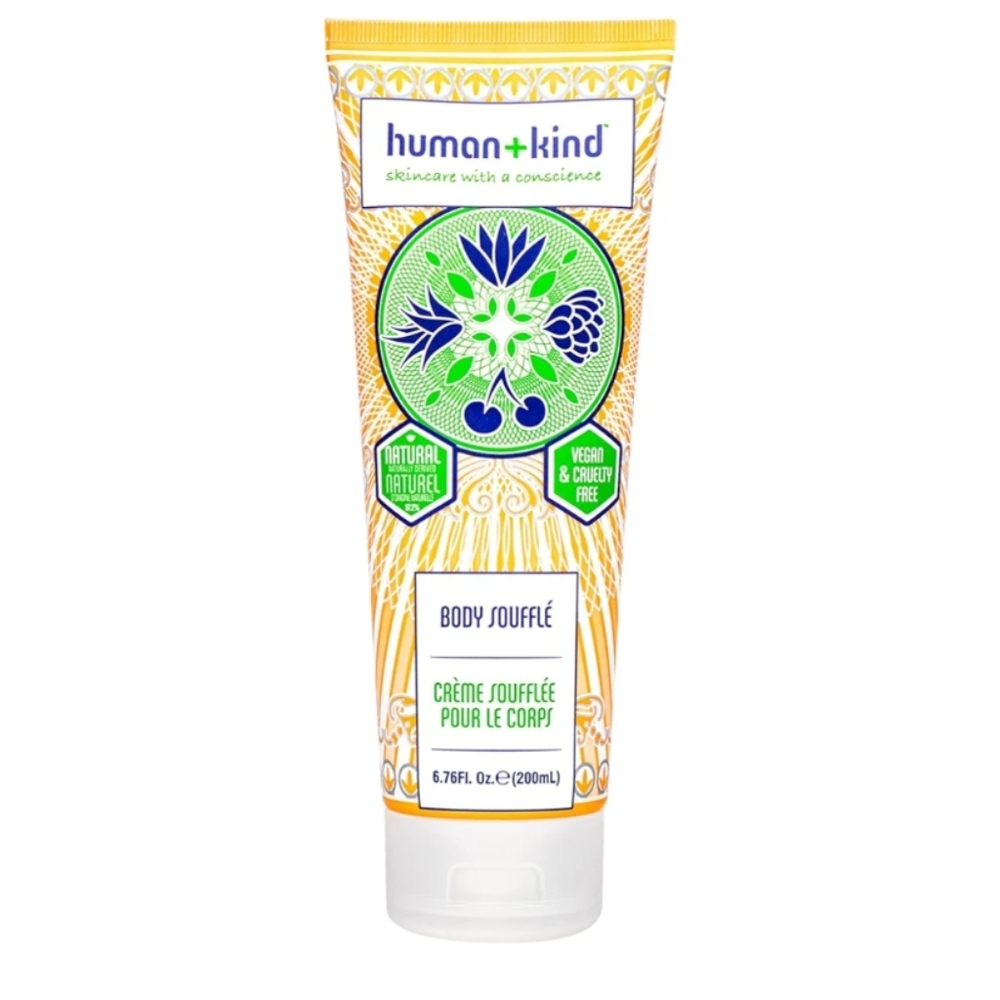 Human+Kind Body Souffle-Skin Conditioner for Dry Skin w/ Shea Butter-6.76oz